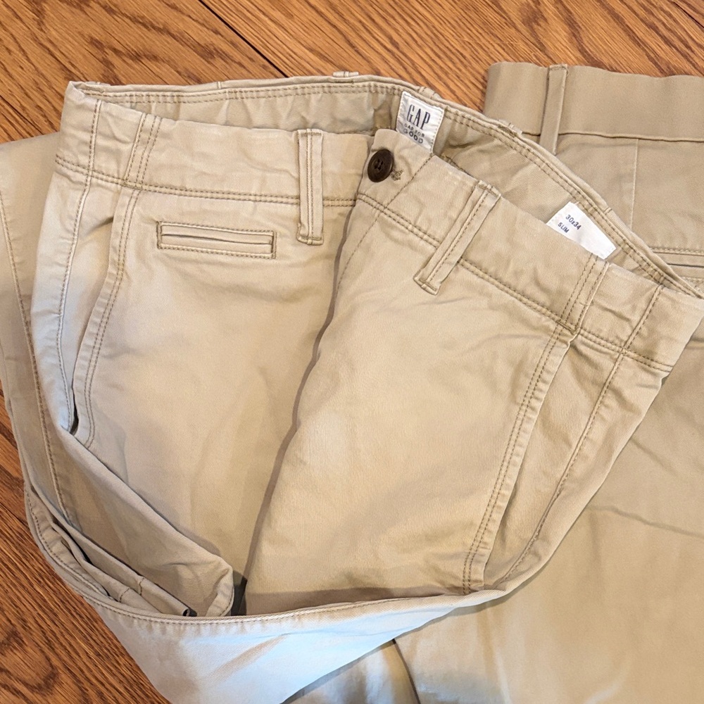 Men's Classic Tan Pants - Picture 2 of 7